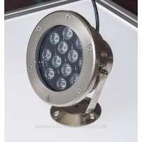 led underwater light 12w pool light stainless steel fountain light