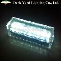 High Lumen Led Outdoor Lights ForGarden Decorative Solar Step Led Brick Lights