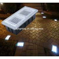 12V Led Hardscape Light Solar Powered Path Brick Paver Light for Outdoor solar led brick light for landscape lighting