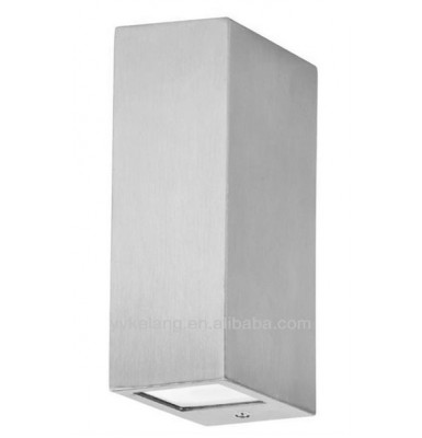 Wall mounted up down stainless steel wall light MR16 or GU10 LED Stainless Steel Up/Down Exterior Wall Light