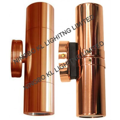 Up and down waterproof copper wall light