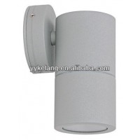 Fixed Down aluminum round outdoor MR16 or GU10 halogen wall light