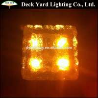 Stone Garden Brick Lamps Outdoor Led Solar Ice Brick Lights