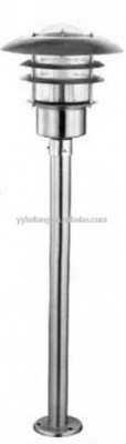 Stainless steel garden lighting pole light