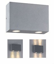 Up and down aluminum outdoor led stairs wall light