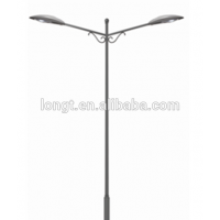 Q235 steel street light pole with 20 years warranty