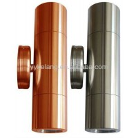 Up and down stainless steel or solid copper IP65 waterproof LED lighting fixtures wall mounted