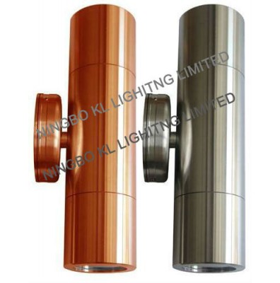 Up and down stainless steel or solid copper IP65 waterproof round outdoor wall light