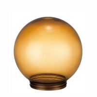 outdoor lights shade ip44 ribbed globe spherical 20 polycarbonate sphere gold globe shade with screw head